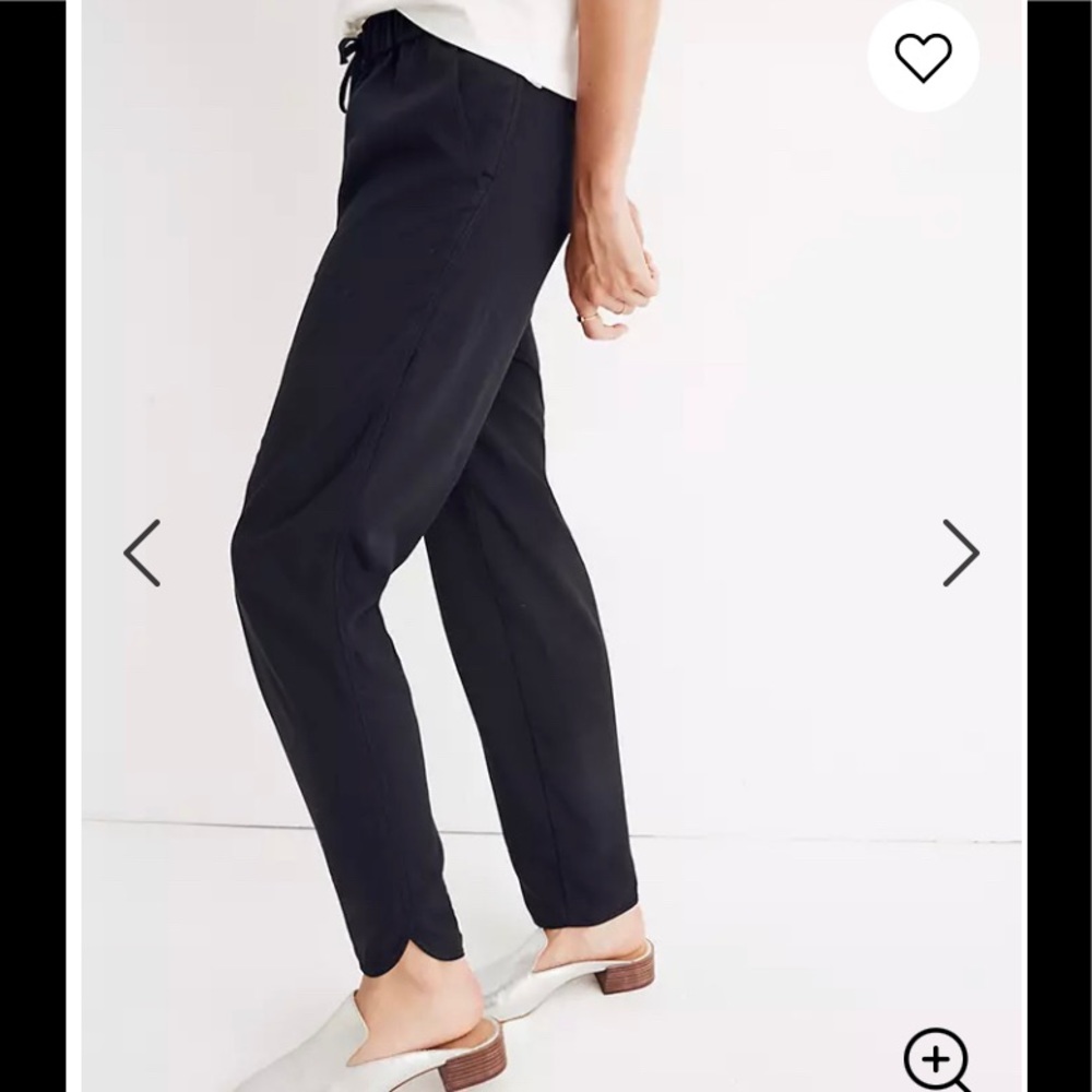 Madewell Track Trousers XSmall Black